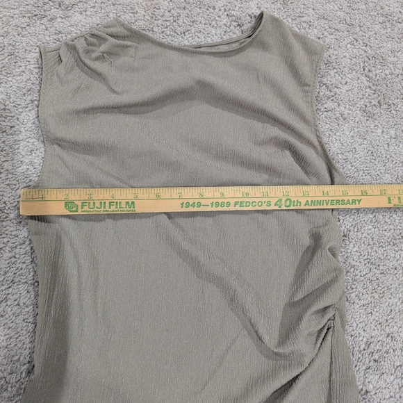 H&M Taupe Grey Brown Sleeveless Top Size Small - Picture 3 of 12